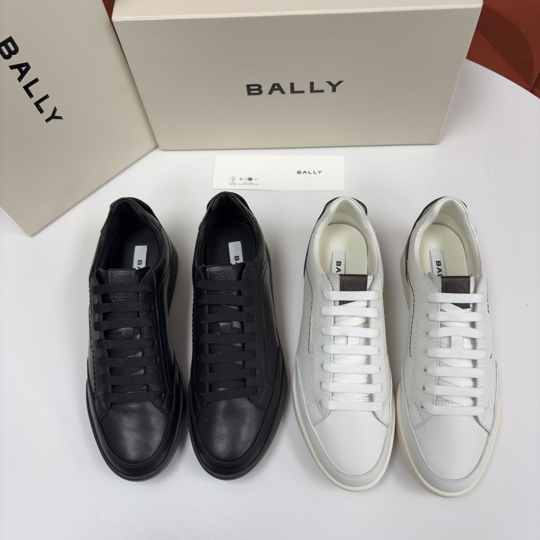 💋💍BL家新品 BAL*Y 巴-利 秀场最新款男士运动鞋！ 莞产顶级精品！领先官网版！选用鞋面采用全粒面