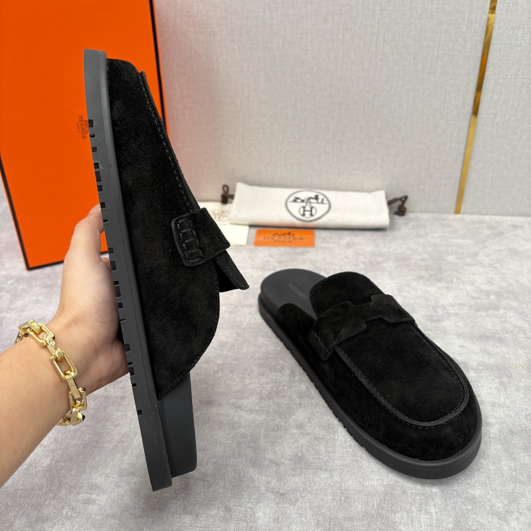 💋💍H家新品 Hermè* 爱马-仕 Go穆勒鞋 男士半拖 官方 8,250 奢适慵懒的高阶表达 甄选进