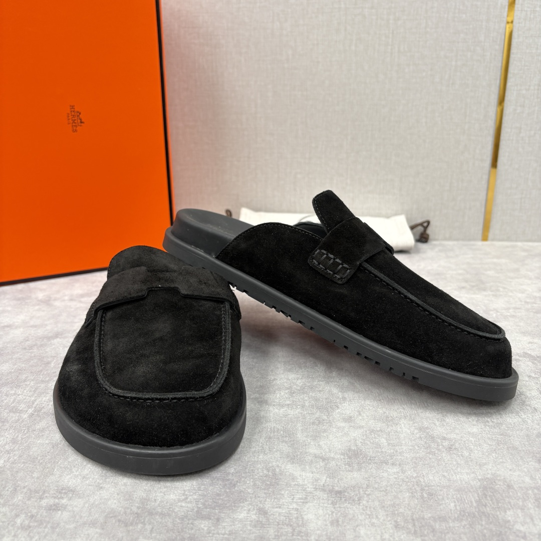 💋💍H家新品 Hermè* 爱马-仕 Go穆勒鞋 男士半拖 官方 8,250 奢适慵懒的高阶表达 甄选进