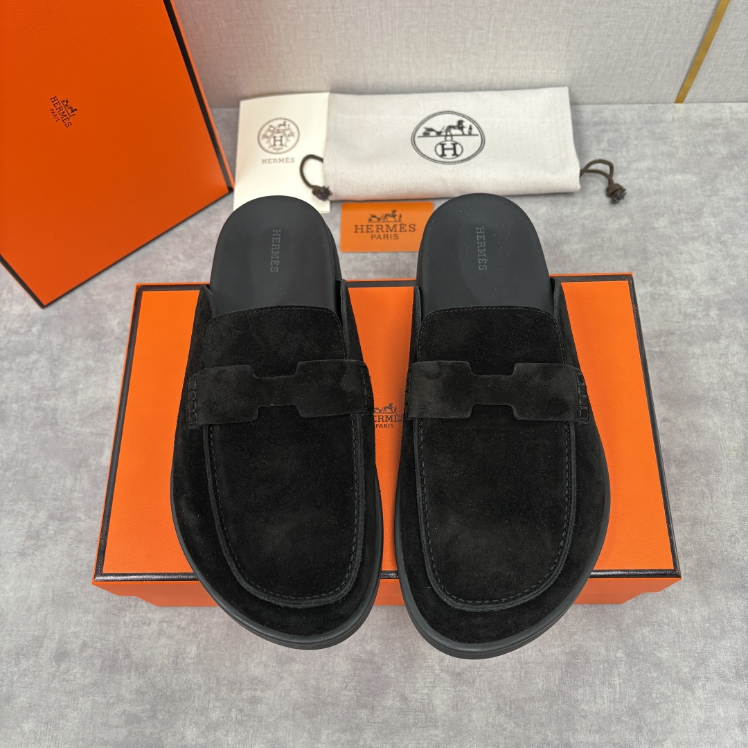💋💍H家新品 Hermè* 爱马-仕 Go穆勒鞋 男士半拖 官方 8,250 奢适慵懒的高阶表达 甄选进