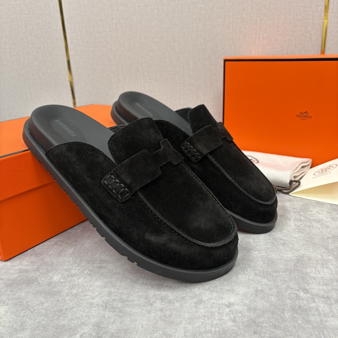 💋💍H家新品 Hermè* 爱马-仕 Go穆勒鞋 男士半拖 官方 8,250 奢适慵懒的高阶表达 甄选进