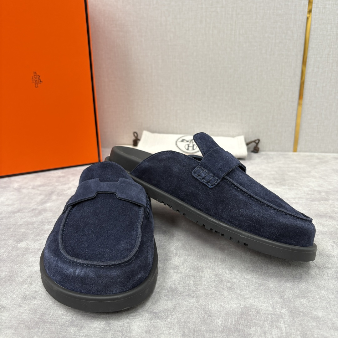 💋💍H家新品 Hermè* 爱马-仕 Go穆勒鞋 男士半拖 官方 8,250 奢适慵懒的高阶表达 甄选进