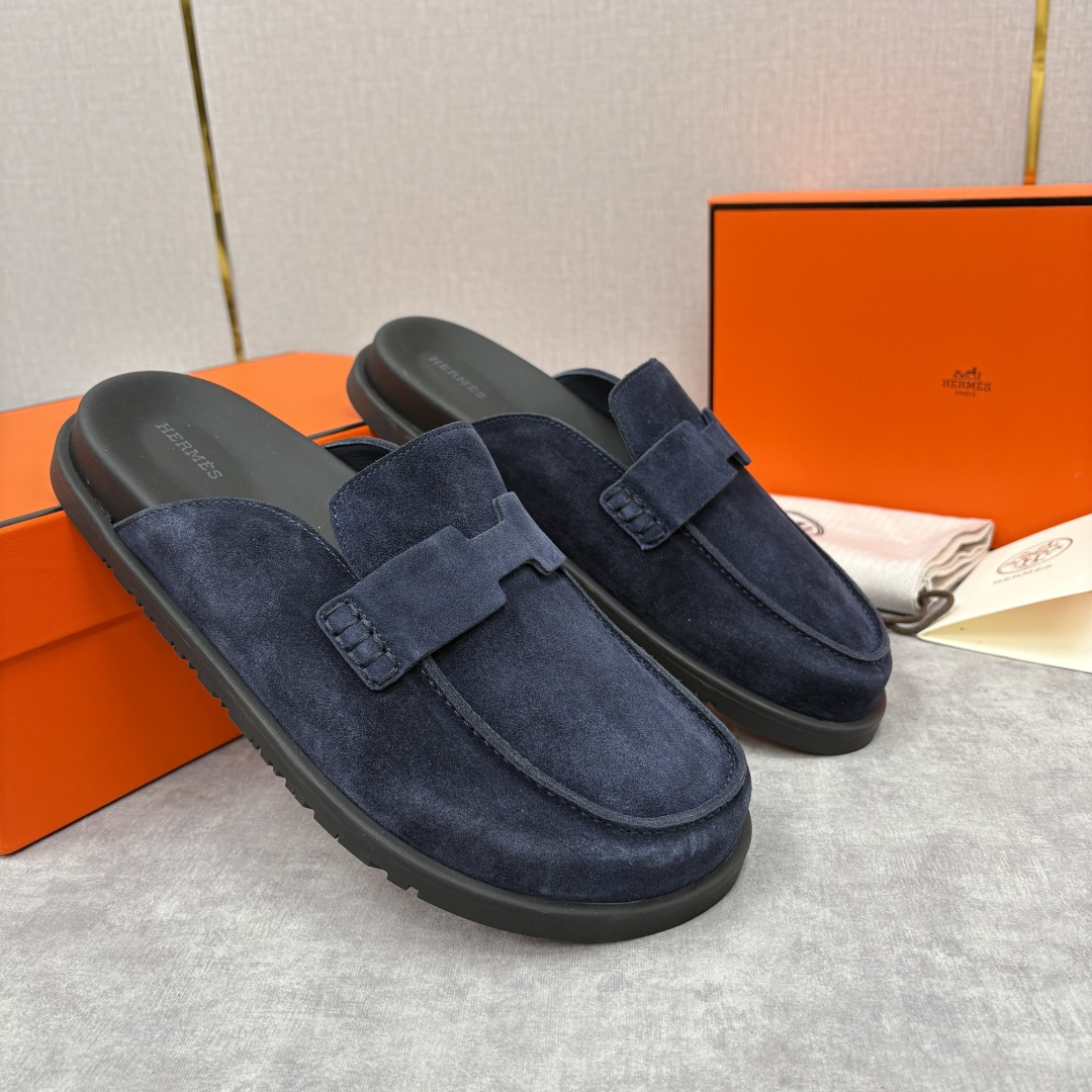 💋💍H家新品 Hermè* 爱马-仕 Go穆勒鞋 男士半拖 官方 8,250 奢适慵懒的高阶表达 甄选进