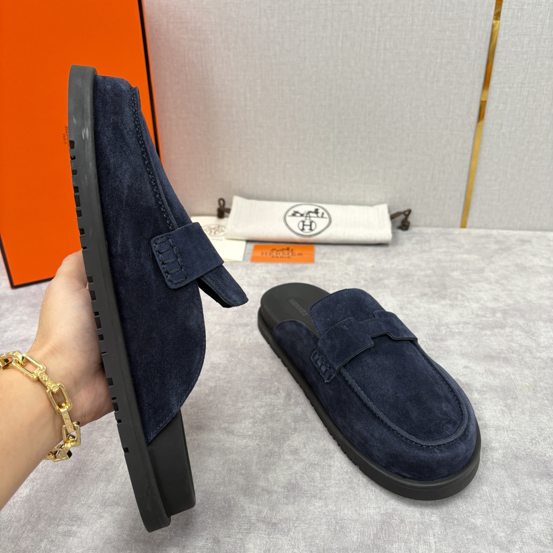 💋💍H家新品 Hermè* 爱马-仕 Go穆勒鞋 男士半拖 官方 8,250 奢适慵懒的高阶表达 甄选进