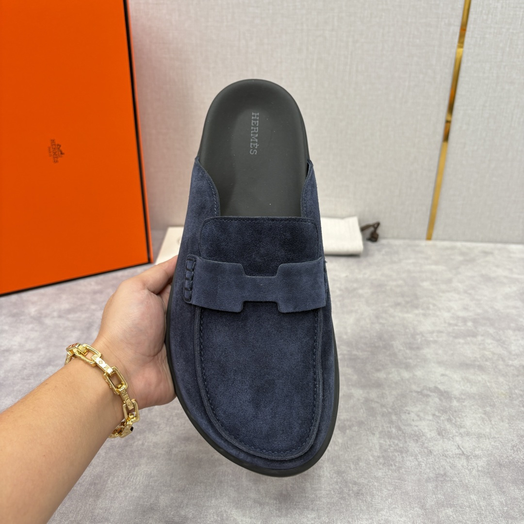 💋💍H家新品 Hermè* 爱马-仕 Go穆勒鞋 男士半拖 官方 8,250 奢适慵懒的高阶表达 甄选进