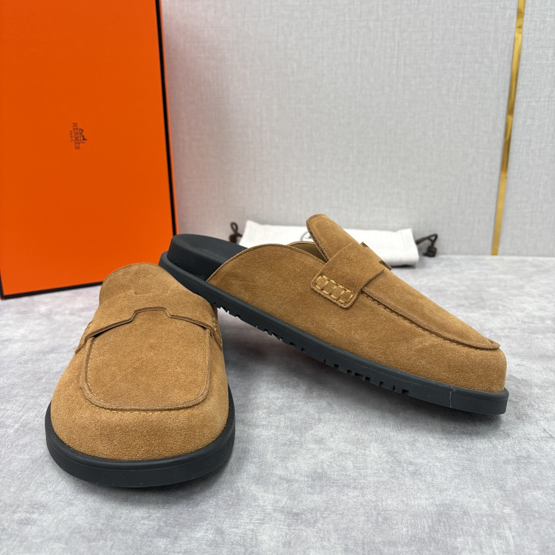💋💍H家新品 Hermè* 爱马-仕 Go穆勒鞋 男士半拖 官方 8,250 奢适慵懒的高阶表达 甄选进