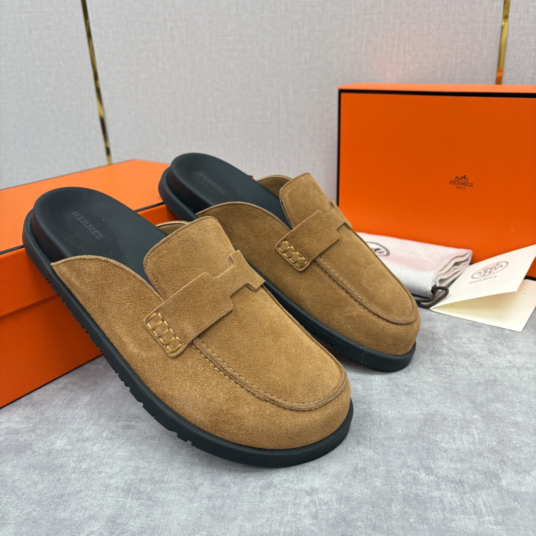 💋💍H家新品 Hermè* 爱马-仕 Go穆勒鞋 男士半拖 官方 8,250 奢适慵懒的高阶表达 甄选进