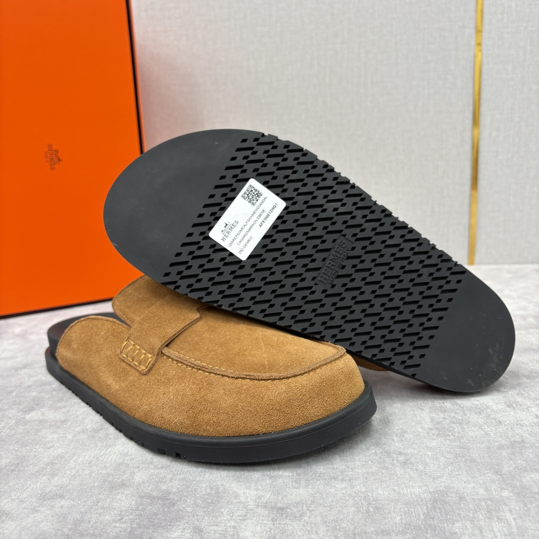 💋💍H家新品 Hermè* 爱马-仕 Go穆勒鞋 男士半拖 官方 8,250 奢适慵懒的高阶表达 甄选进