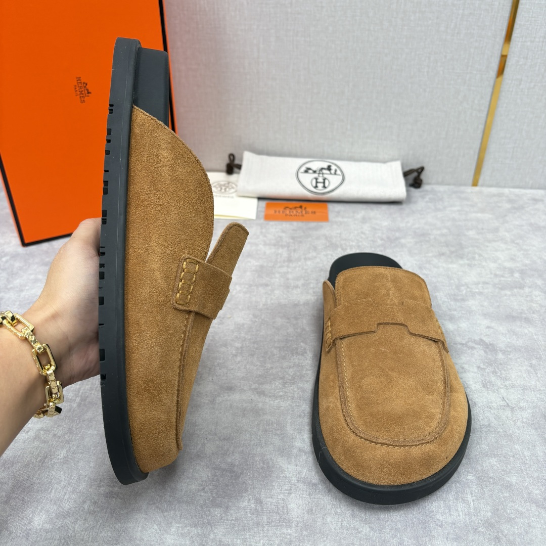 💋💍H家新品 Hermè* 爱马-仕 Go穆勒鞋 男士半拖 官方 8,250 奢适慵懒的高阶表达 甄选进