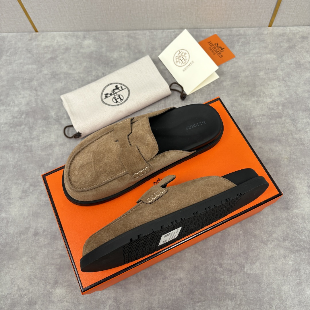 💋💍H家新品 Hermè* 爱马-仕 Go穆勒鞋 男士半拖 官方 8,250 奢适慵懒的高阶表达 甄选进