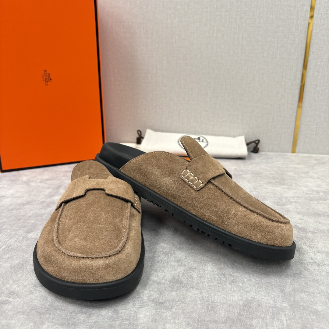 💋💍H家新品 Hermè* 爱马-仕 Go穆勒鞋 男士半拖 官方 8,250 奢适慵懒的高阶表达 甄选进