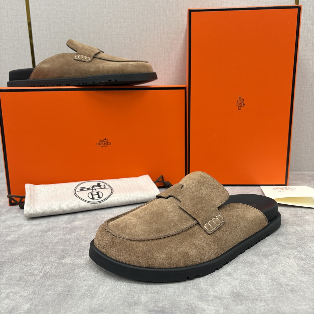 💋💍H家新品 Hermè* 爱马-仕 Go穆勒鞋 男士半拖 官方 8,250 奢适慵懒的高阶表达 甄选进