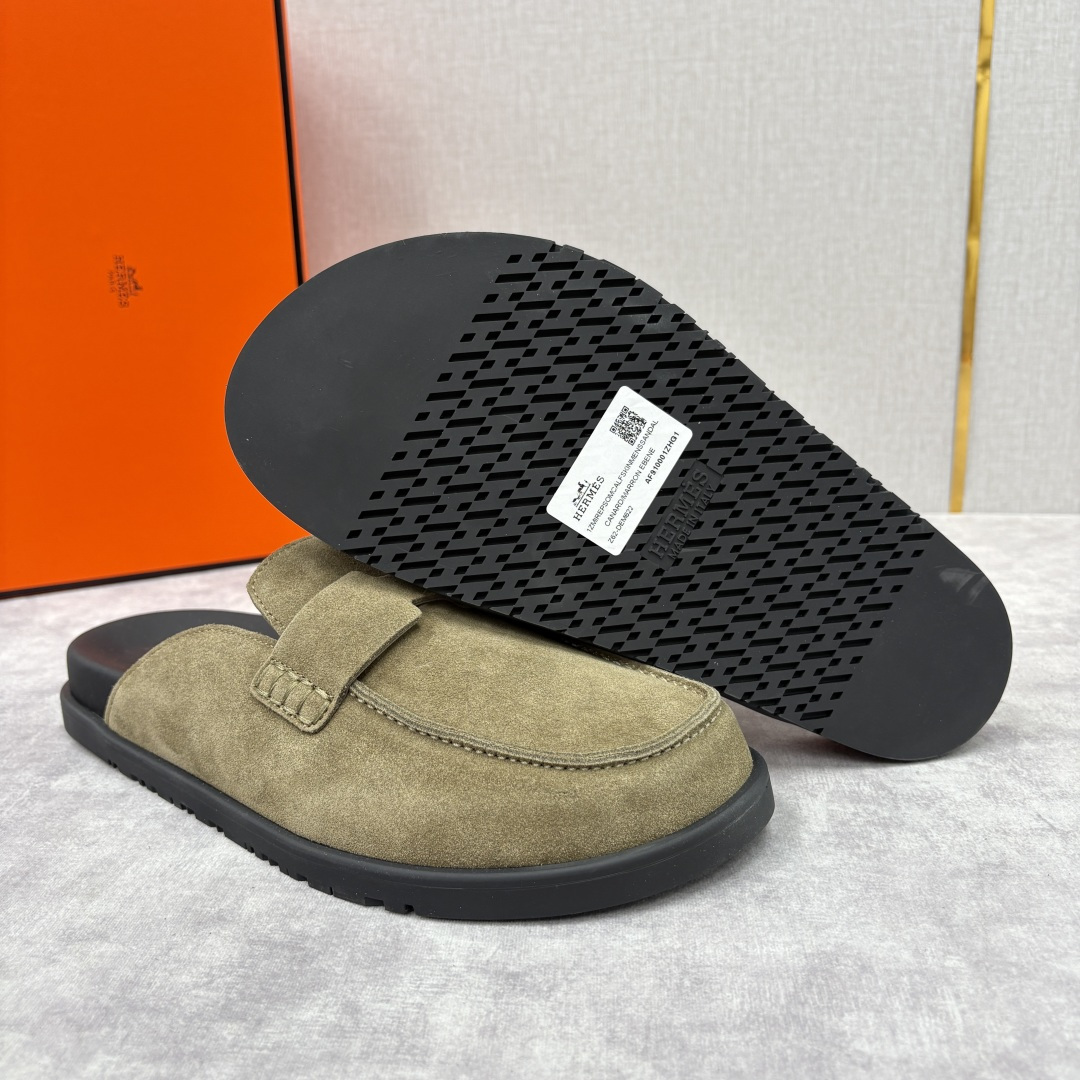 💋💍H家新品 Hermè* 爱马-仕 Go穆勒鞋 男士半拖 官方 8,250 奢适慵懒的高阶表达 甄选进