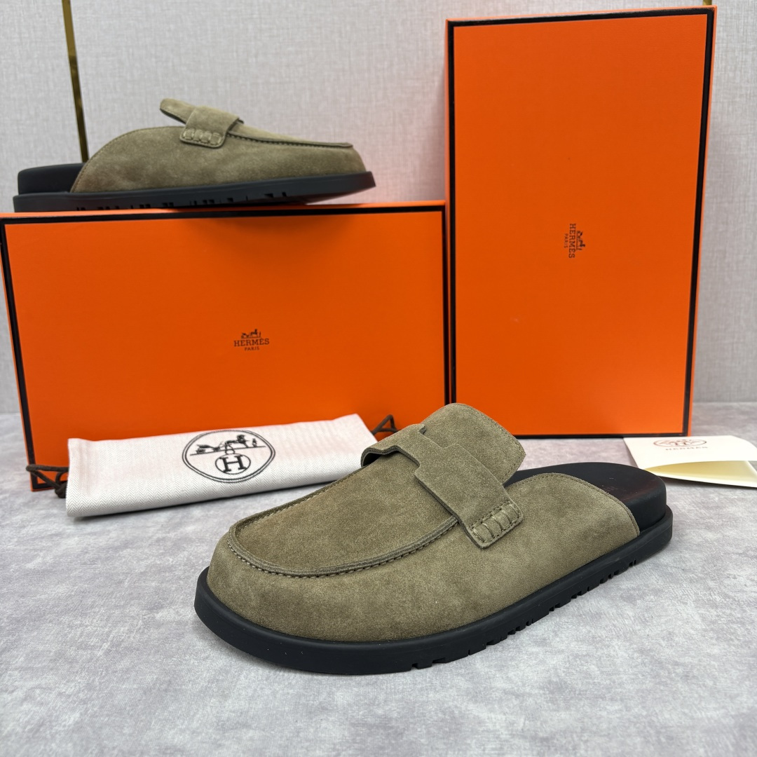 💋💍H家新品 Hermè* 爱马-仕 Go穆勒鞋 男士半拖 官方 8,250 奢适慵懒的高阶表达 甄选进