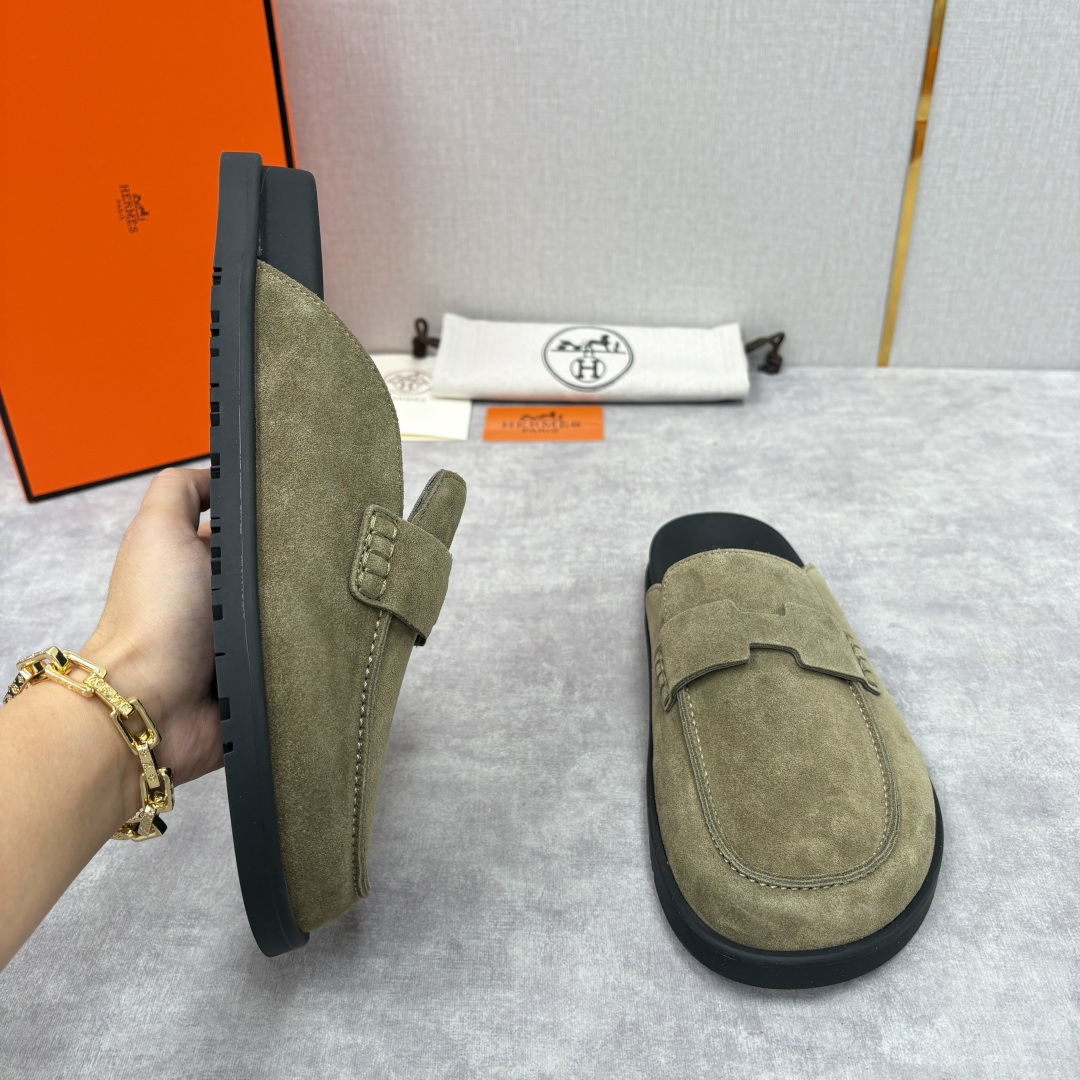 💋💍H家新品 Hermè* 爱马-仕 Go穆勒鞋 男士半拖 官方 8,250 奢适慵懒的高阶表达 甄选进