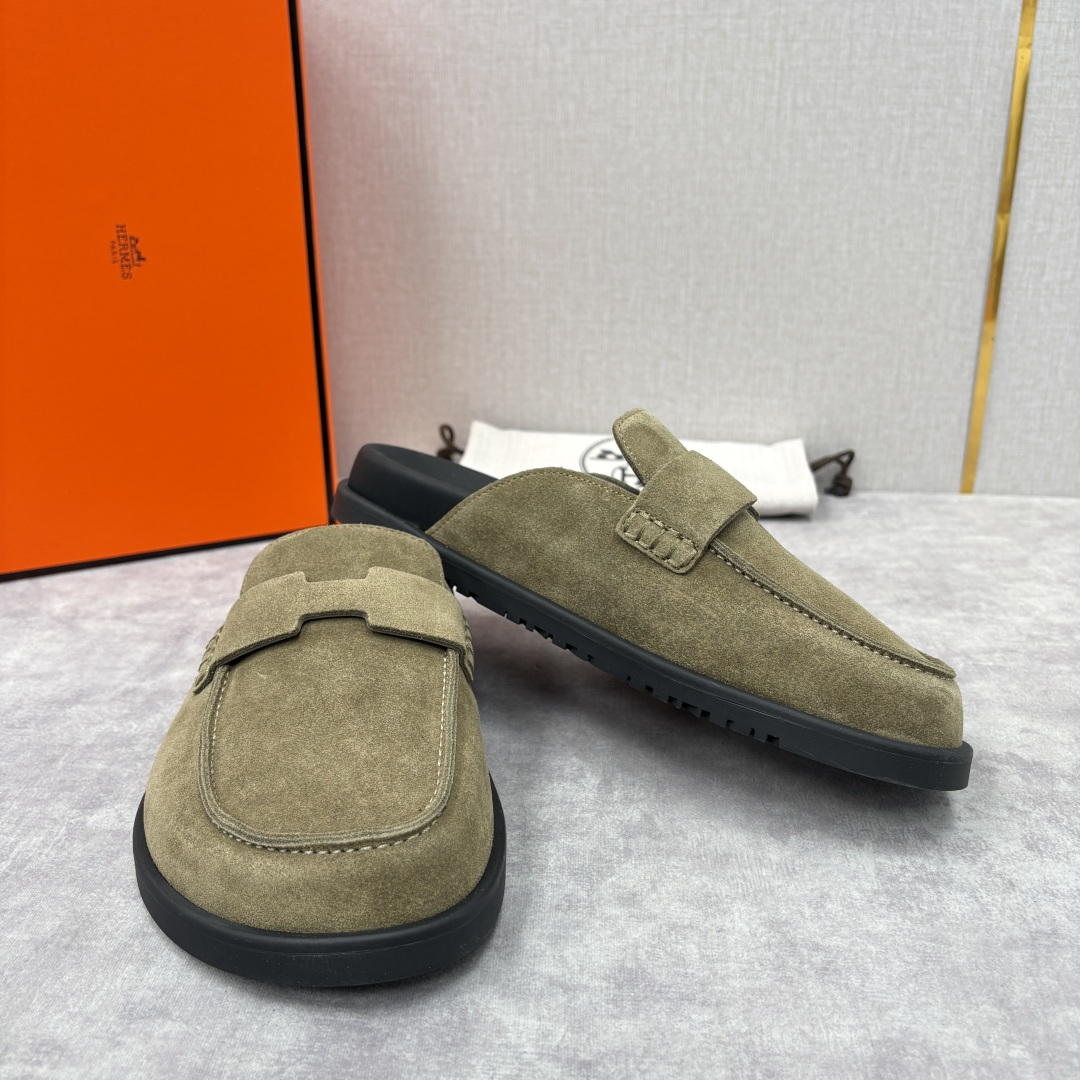💋💍H家新品 Hermè* 爱马-仕 Go穆勒鞋 男士半拖 官方 8,250 奢适慵懒的高阶表达 甄选进