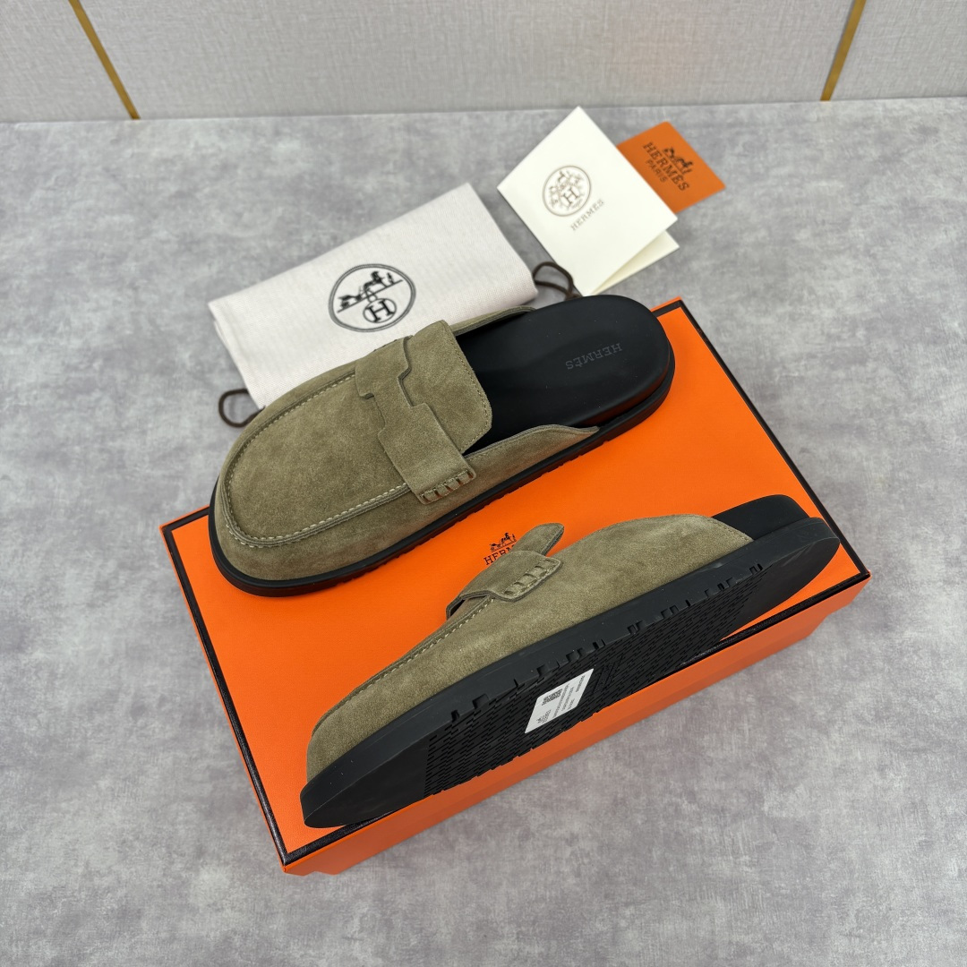💋💍H家新品 Hermè* 爱马-仕 Go穆勒鞋 男士半拖 官方 8,250 奢适慵懒的高阶表达 甄选进