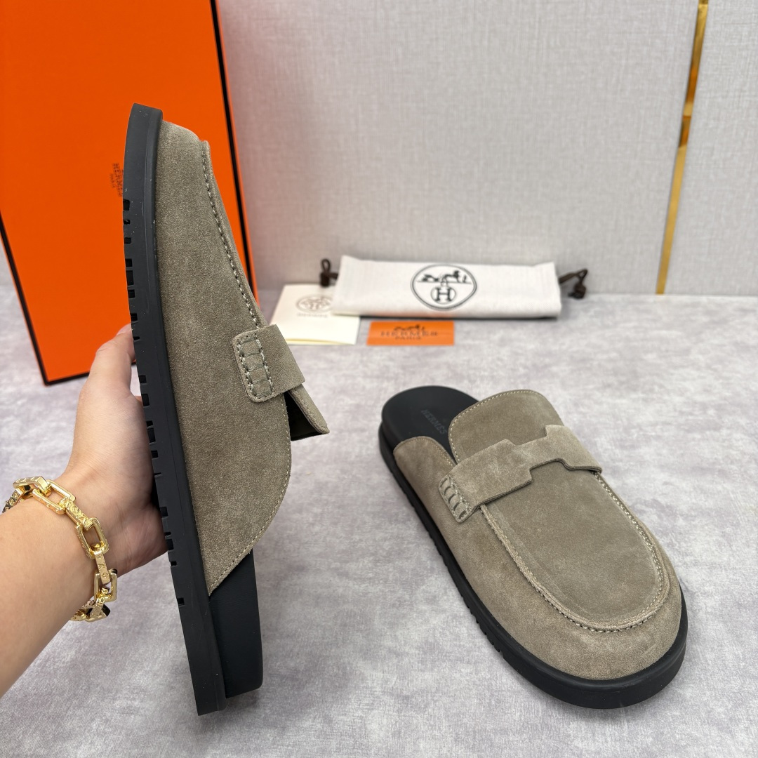 💋💍H家新品 Hermè* 爱马-仕 Go穆勒鞋 男士半拖 官方 8,250 奢适慵懒的高阶表达 甄选进