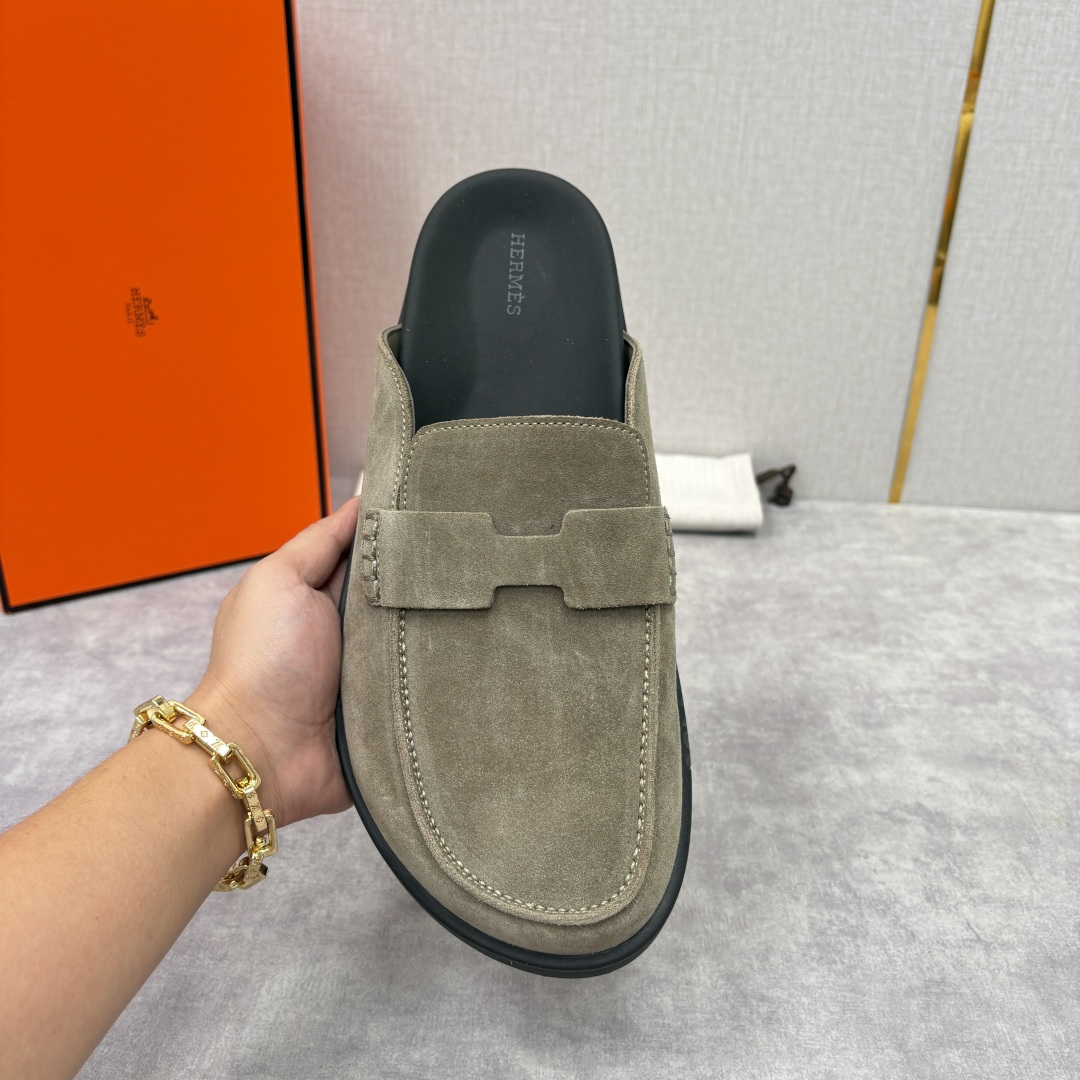 💋💍H家新品 Hermè* 爱马-仕 Go穆勒鞋 男士半拖 官方 8,250 奢适慵懒的高阶表达 甄选进