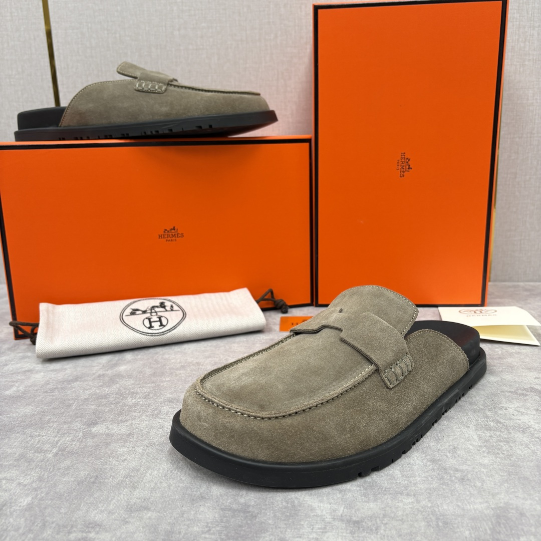 💋💍H家新品 Hermè* 爱马-仕 Go穆勒鞋 男士半拖 官方 8,250 奢适慵懒的高阶表达 甄选进