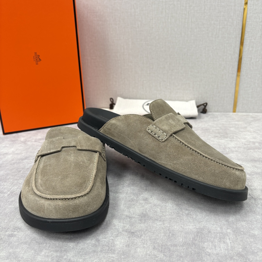 💋💍H家新品 Hermè* 爱马-仕 Go穆勒鞋 男士半拖 官方 8,250 奢适慵懒的高阶表达 甄选进