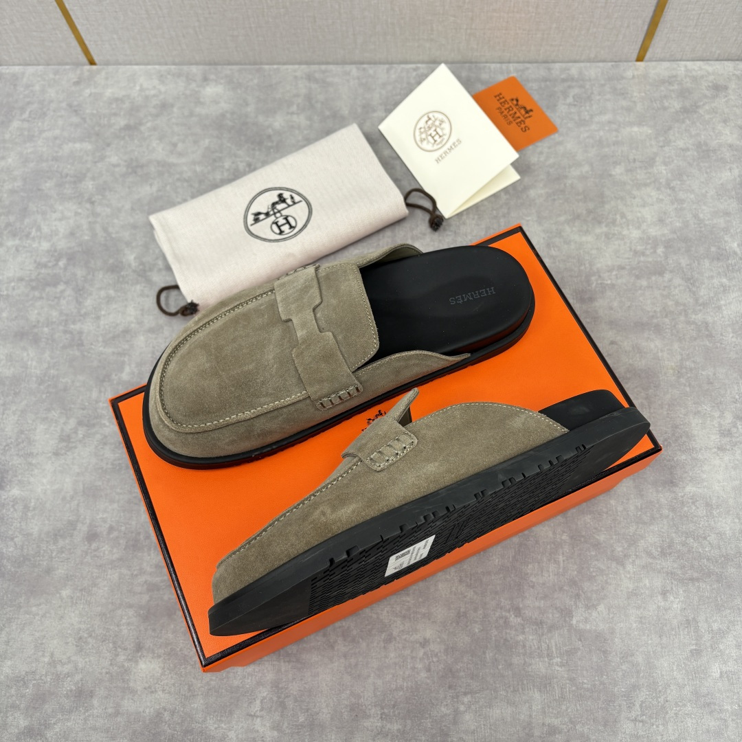 💋💍H家新品 Hermè* 爱马-仕 Go穆勒鞋 男士半拖 官方 8,250 奢适慵懒的高阶表达 甄选进