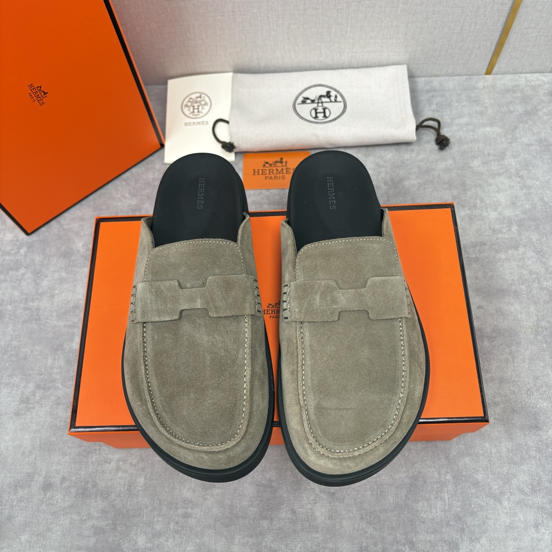 💋💍H家新品 Hermè* 爱马-仕 Go穆勒鞋 男士半拖 官方 8,250 奢适慵懒的高阶表达 甄选进