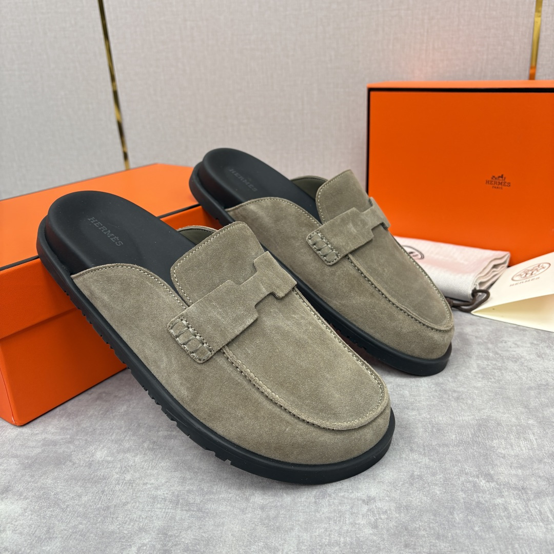 💋💍H家新品 Hermè* 爱马-仕 Go穆勒鞋 男士半拖 官方 8,250 奢适慵懒的高阶表达 甄选进