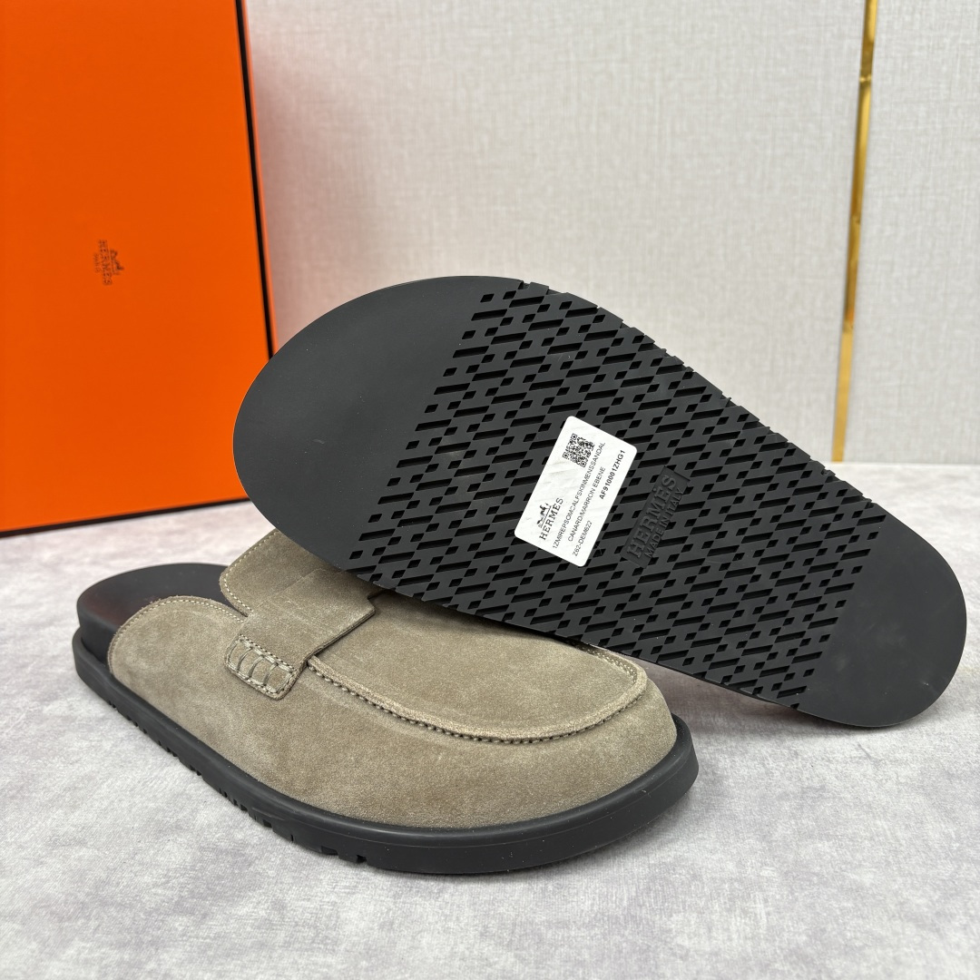 💋💍H家新品 Hermè* 爱马-仕 Go穆勒鞋 男士半拖 官方 8,250 奢适慵懒的高阶表达 甄选进