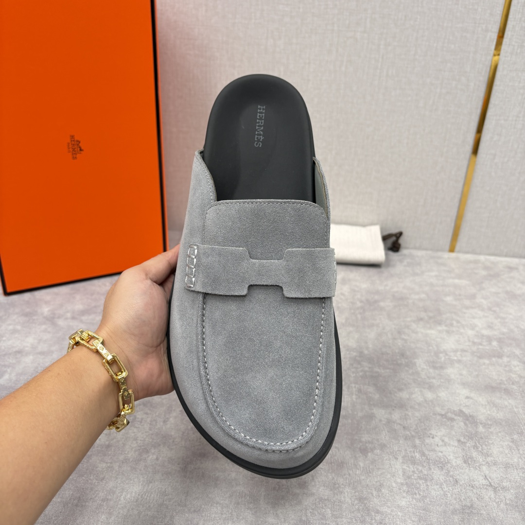 💋💍H家新品 Hermè* 爱马-仕 Go穆勒鞋 男士半拖 官方 8,250 奢适慵懒的高阶表达 甄选进
