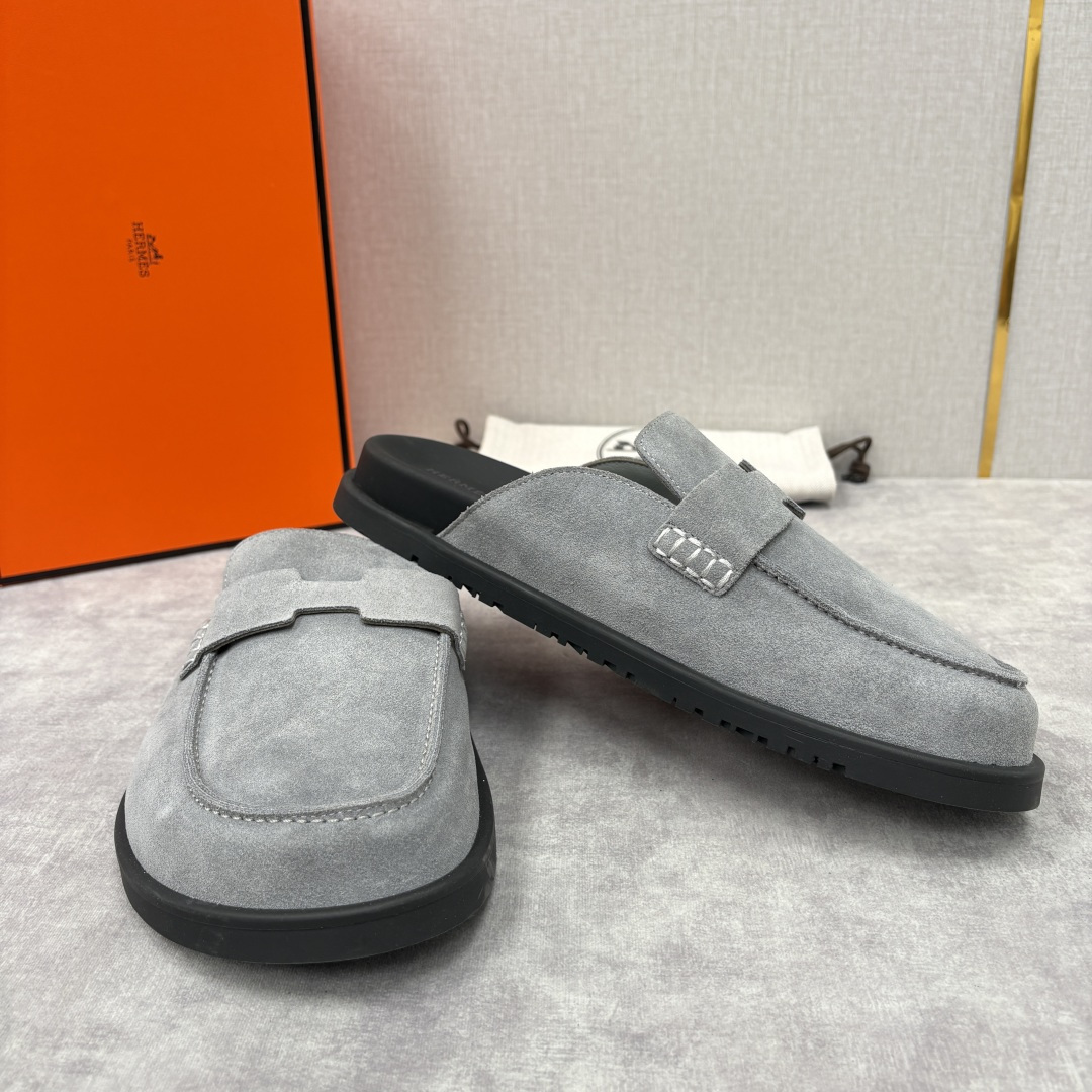 💋💍H家新品 Hermè* 爱马-仕 Go穆勒鞋 男士半拖 官方 8,250 奢适慵懒的高阶表达 甄选进