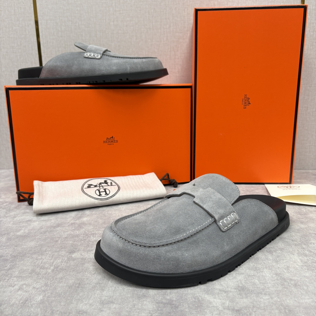 💋💍H家新品 Hermè* 爱马-仕 Go穆勒鞋 男士半拖 官方 8,250 奢适慵懒的高阶表达 甄选进