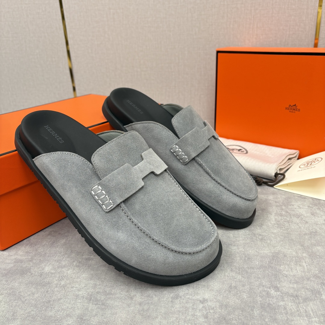 💋💍H家新品 Hermè* 爱马-仕 Go穆勒鞋 男士半拖 官方 8,250 奢适慵懒的高阶表达 甄选进