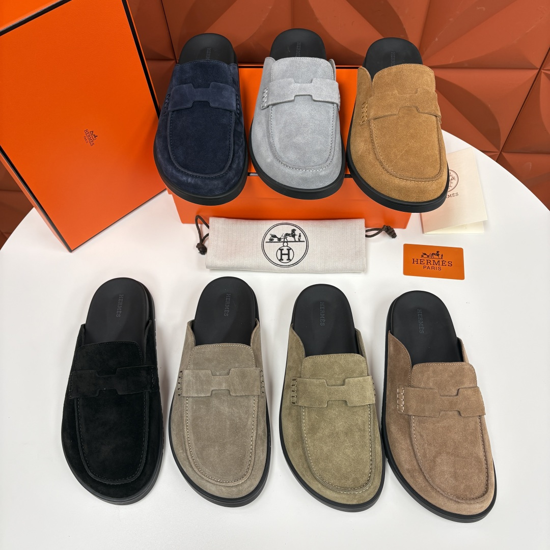 💋💍H家新品 Hermè* 爱马-仕 Go穆勒鞋 男士半拖 官方 8,250 奢适慵懒的高阶表达 甄选进