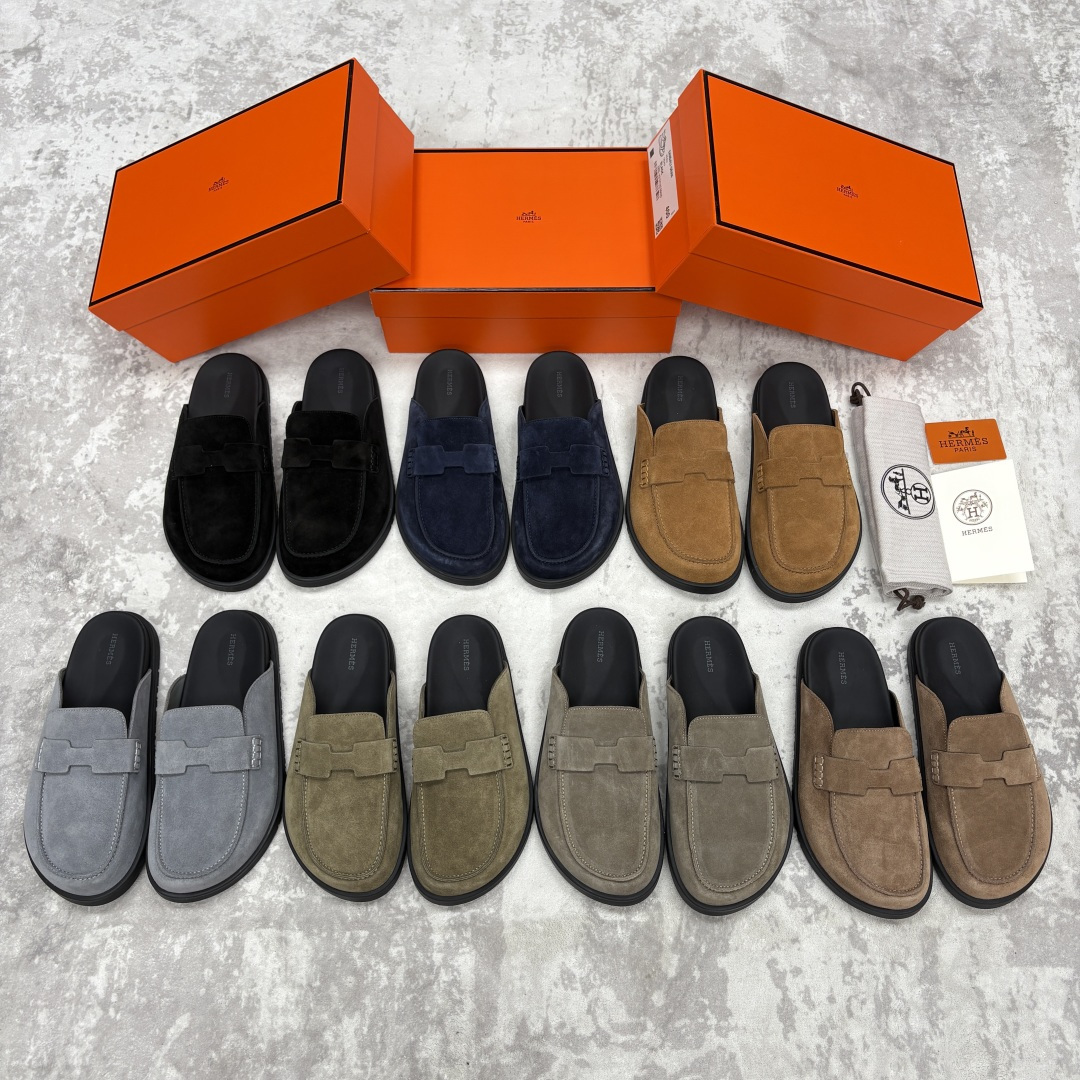 💋💍H家新品 Hermè* 爱马-仕 Go穆勒鞋 男士半拖 官方 8,250 奢适慵懒的高阶表达 甄选进