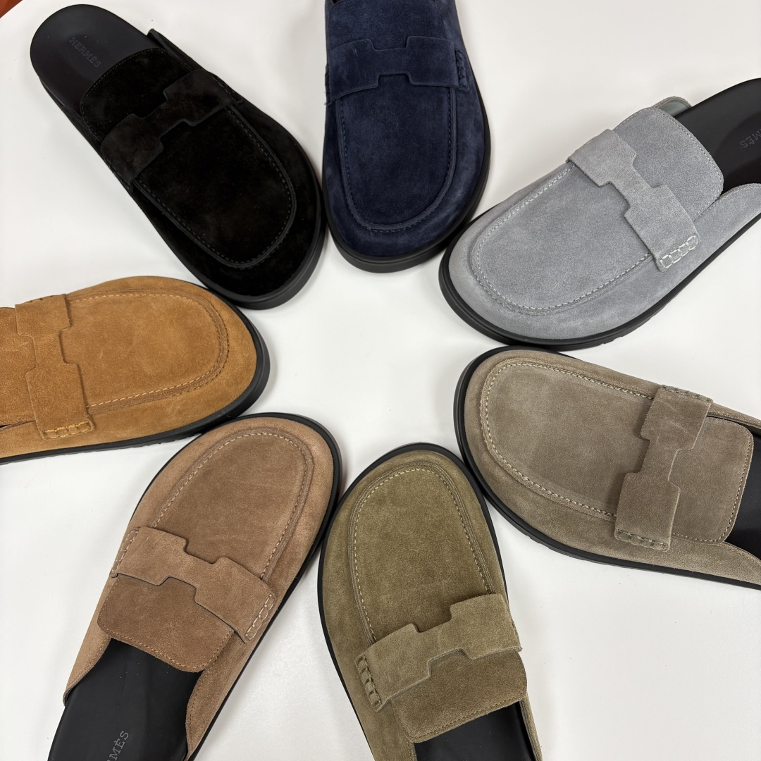 💋💍H家新品 Hermè* 爱马-仕 Go穆勒鞋 男士半拖 官方 8,250 奢适慵懒的高阶表达 甄选进