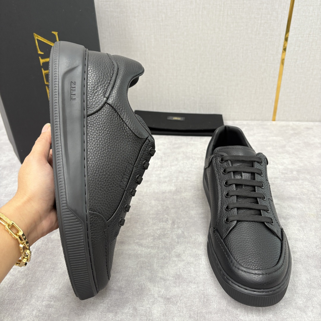 💋💍ZL家新品 Zill* 兹-利 是1970创立的法国奢侈男装品牌 缝线装饰男士休闲运动鞋当法式奢华邂