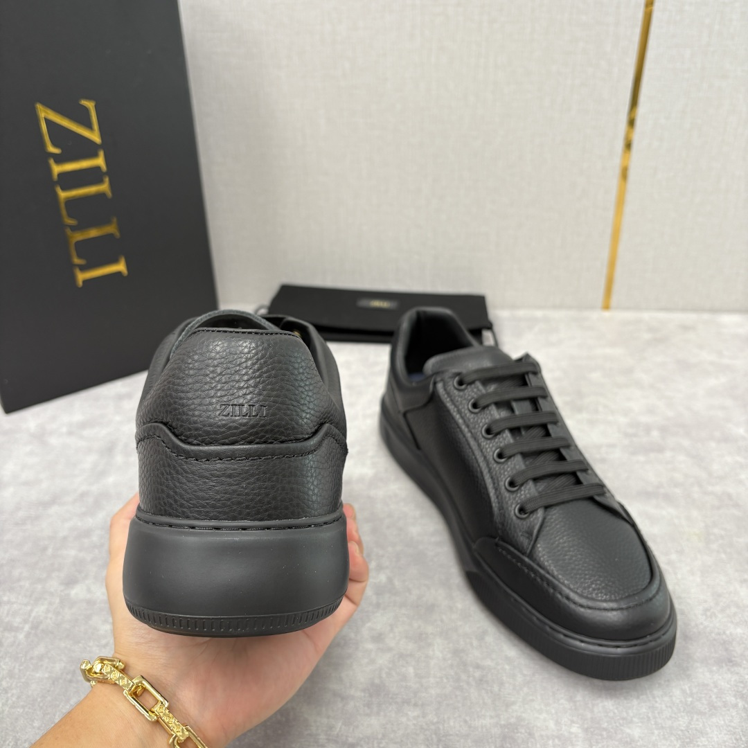 💋💍ZL家新品 Zill* 兹-利 是1970创立的法国奢侈男装品牌 缝线装饰男士休闲运动鞋当法式奢华邂