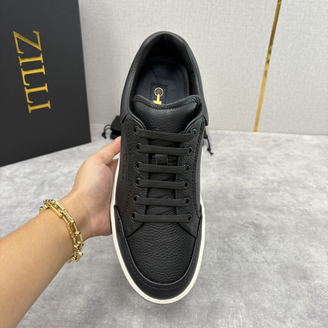 💋💍ZL家新品 Zill* 兹-利 是1970创立的法国奢侈男装品牌 缝线装饰男士休闲运动鞋当法式奢华邂