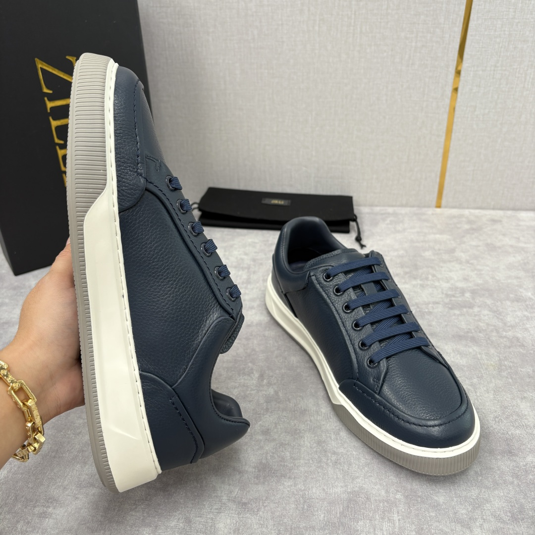 💋💍ZL家新品 Zill* 兹-利 是1970创立的法国奢侈男装品牌 缝线装饰男士休闲运动鞋当法式奢华邂