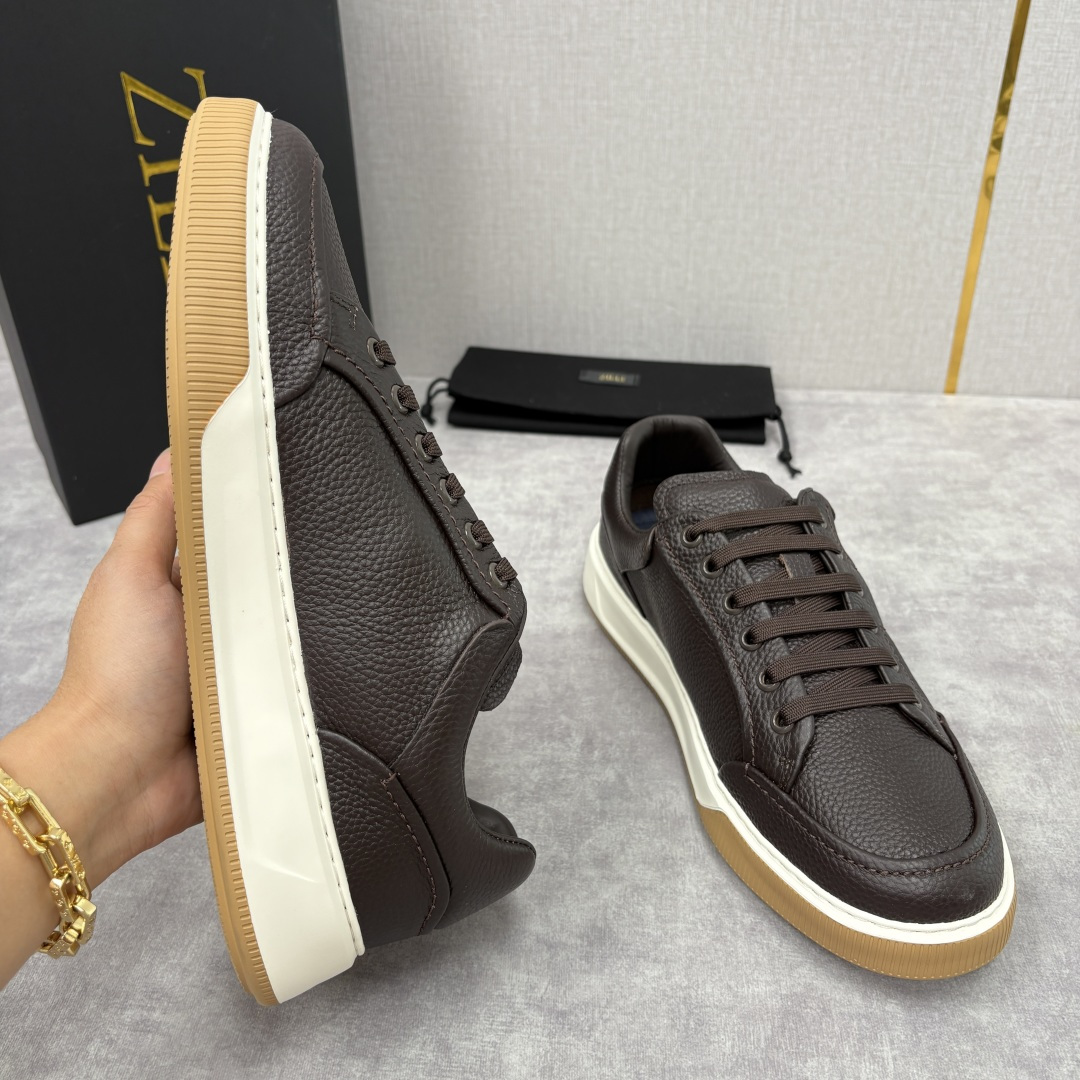 💋💍ZL家新品 Zill* 兹-利 是1970创立的法国奢侈男装品牌 缝线装饰男士休闲运动鞋当法式奢华邂