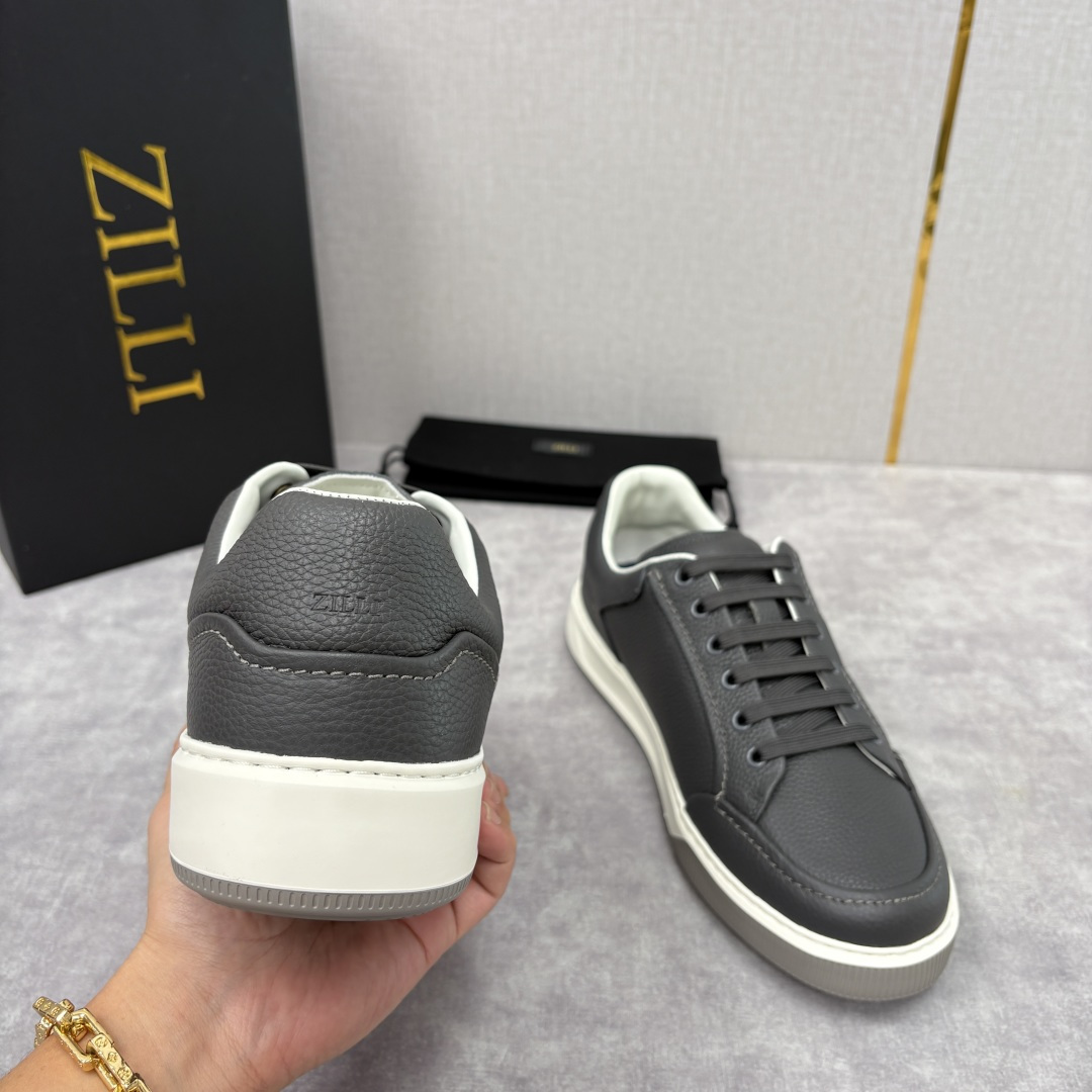 💋💍ZL家新品 Zill* 兹-利 是1970创立的法国奢侈男装品牌 缝线装饰男士休闲运动鞋当法式奢华邂