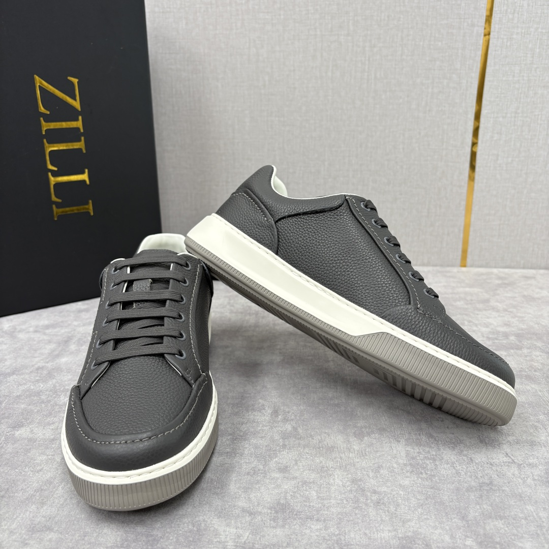 💋💍ZL家新品 Zill* 兹-利 是1970创立的法国奢侈男装品牌 缝线装饰男士休闲运动鞋当法式奢华邂