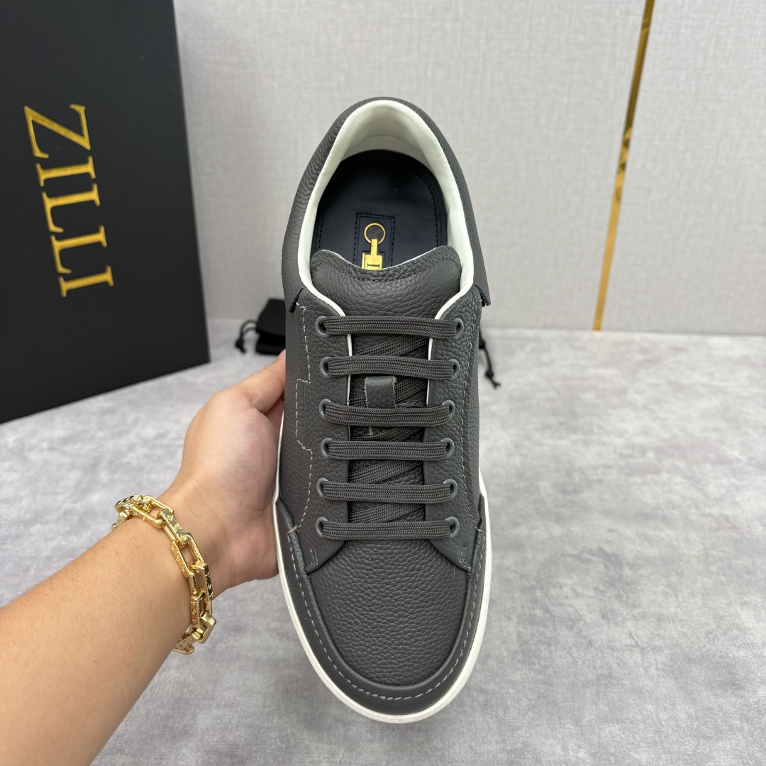 💋💍ZL家新品 Zill* 兹-利 是1970创立的法国奢侈男装品牌 缝线装饰男士休闲运动鞋当法式奢华邂