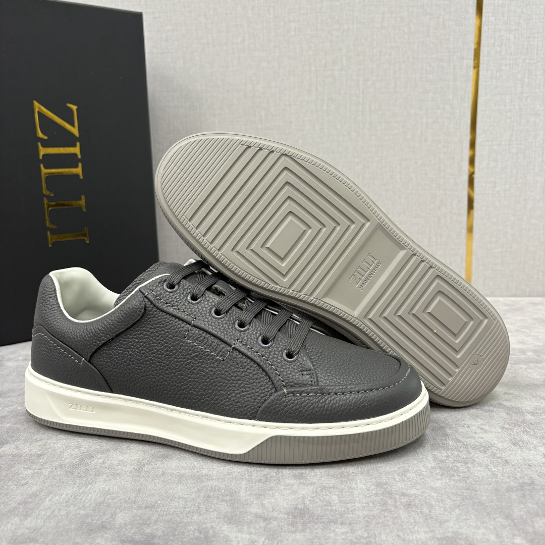 💋💍ZL家新品 Zill* 兹-利 是1970创立的法国奢侈男装品牌 缝线装饰男士休闲运动鞋当法式奢华邂