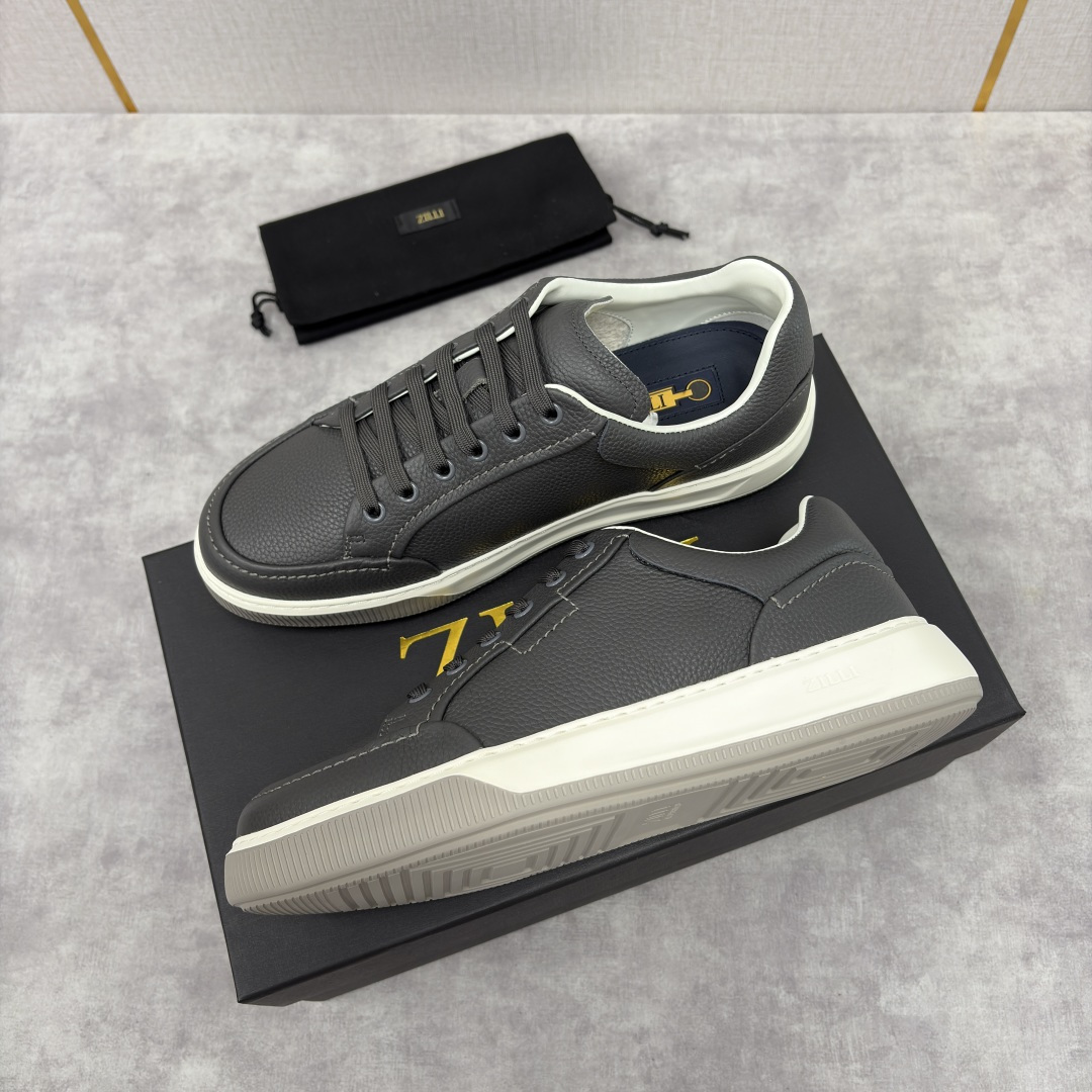 💋💍ZL家新品 Zill* 兹-利 是1970创立的法国奢侈男装品牌 缝线装饰男士休闲运动鞋当法式奢华邂