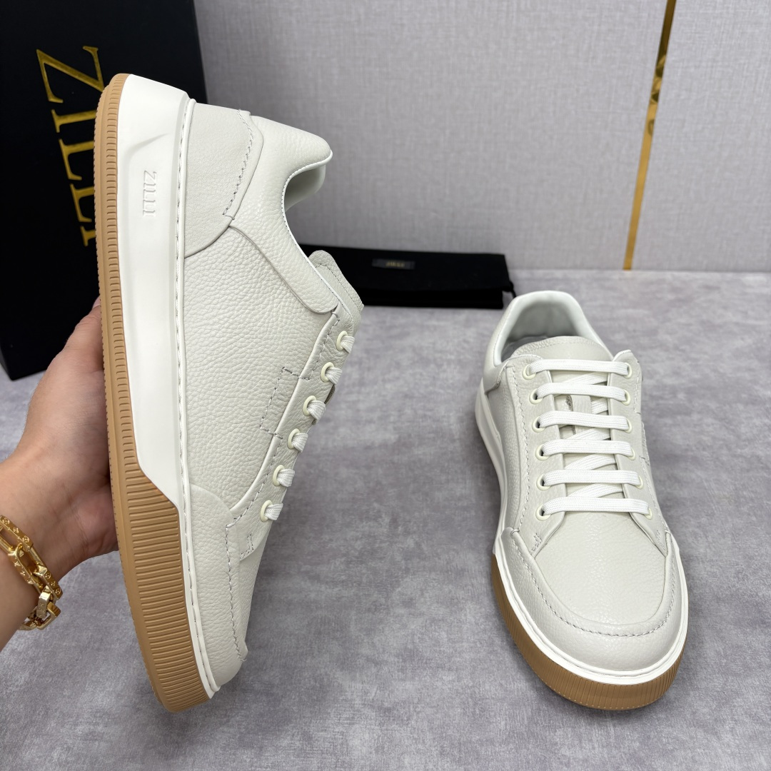 💋💍ZL家新品 Zill* 兹-利 是1970创立的法国奢侈男装品牌 缝线装饰男士休闲运动鞋当法式奢华邂