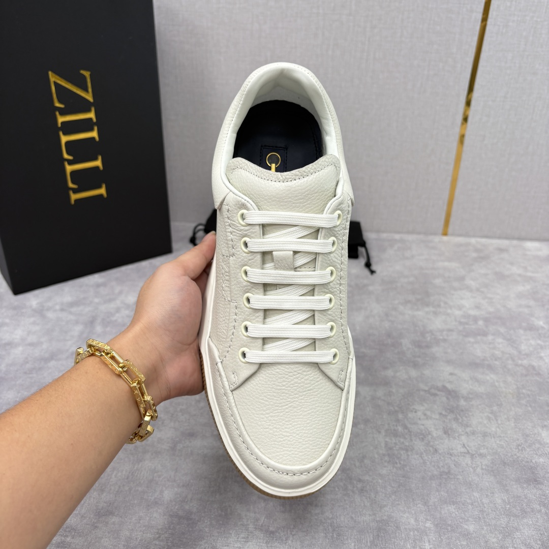 💋💍ZL家新品 Zill* 兹-利 是1970创立的法国奢侈男装品牌 缝线装饰男士休闲运动鞋当法式奢华邂