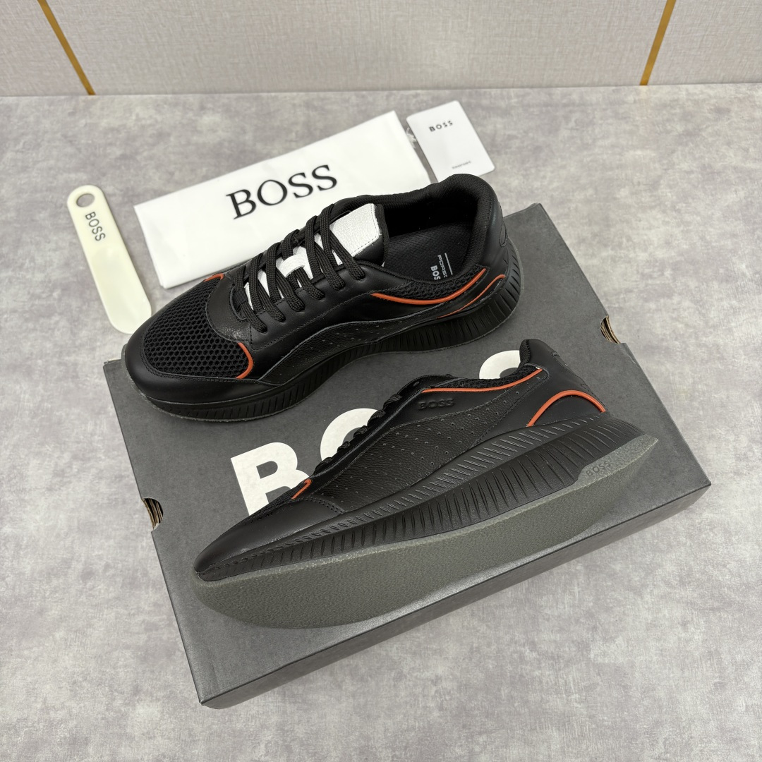 💋💍BOSS 男士新款 BOSS x Porsche联名款运动鞋跑鞋 奢华运动风的跨界杰作 此系列鞋款的