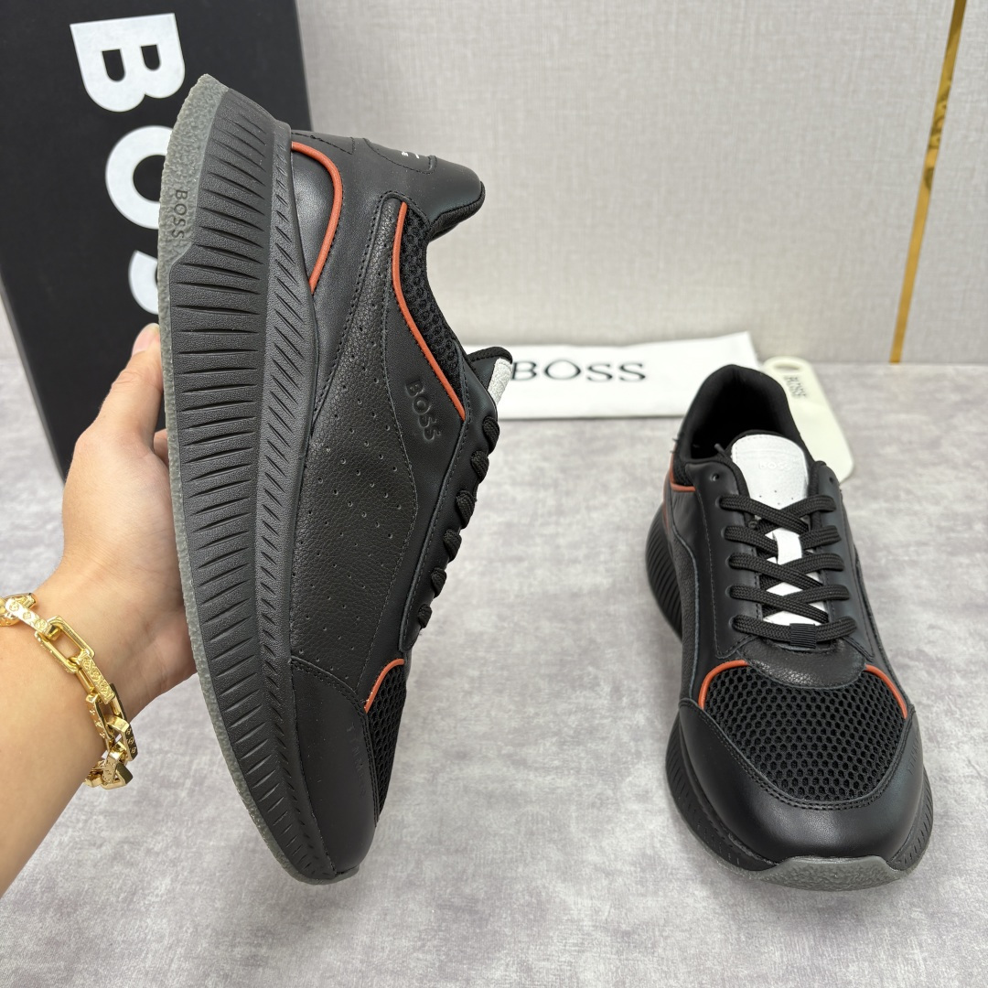 💋💍BOSS 男士新款 BOSS x Porsche联名款运动鞋跑鞋 奢华运动风的跨界杰作 此系列鞋款的
